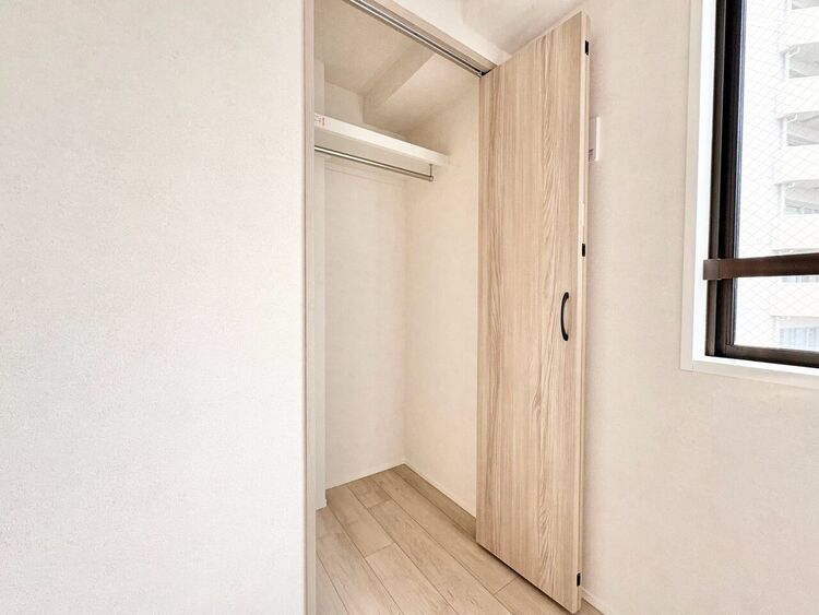 収納 居室にはクローゼットがあり、荷物もスッキリ収納して快適にお過ごしいただけます。