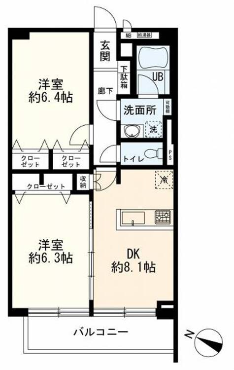 間取り ２ＤＫ