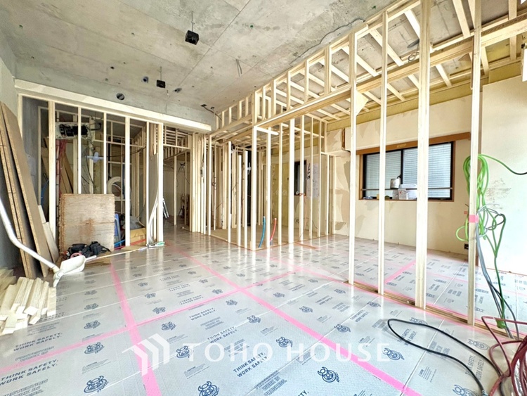 キッチン 現在リフォーム工事中。完成後はより使いやすいキッチンに生まれ変わります。