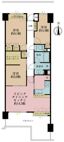 溝の口北パークホームズの物件画像