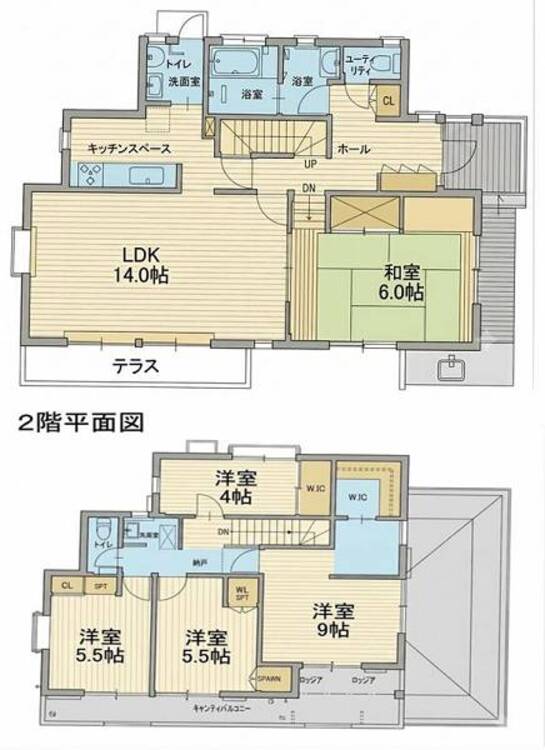 間取り 緑豊かな四季折々の自然に恵まれた住環境