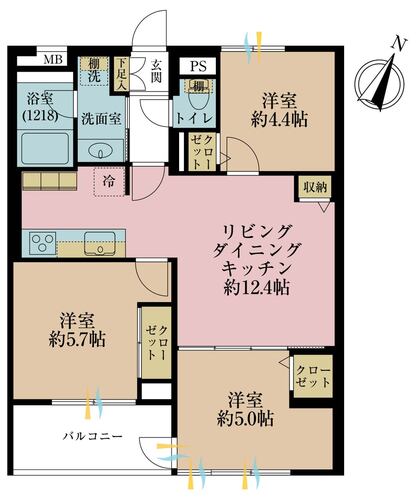 テラスハウスヴィップ東長崎の物件画像