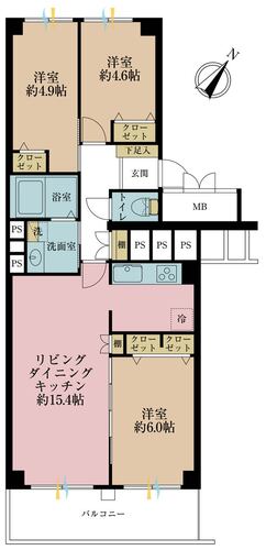 サニーハウス南行徳Ｂ棟の物件画像
