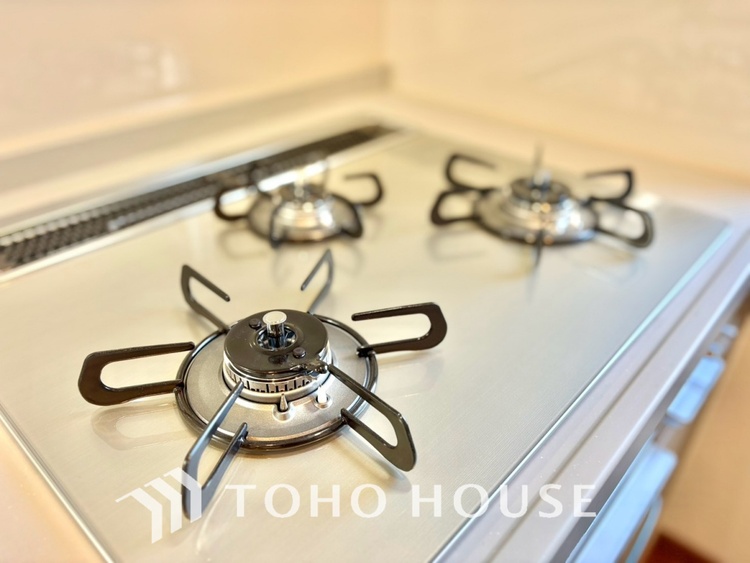 キッチン 【KITCHEN】◆家族のおはよう◆の声を笑顔で迎えてあげられるシステムキッチン。朝ごはんが楽しみで