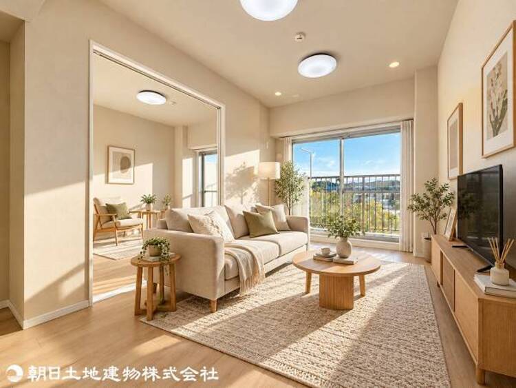 居間 ※CGで家具作成しており、実際に現地には置かれておりません。価格に家具は含まれません。
