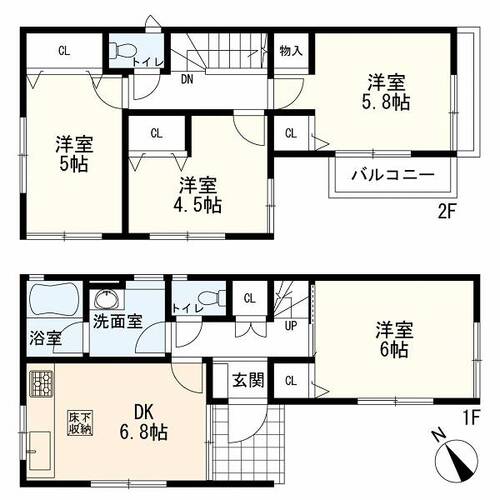 港北区新吉田町　中古一戸建ての画像