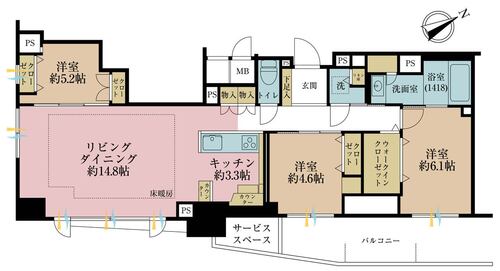 ジオ四谷三栄町の物件画像