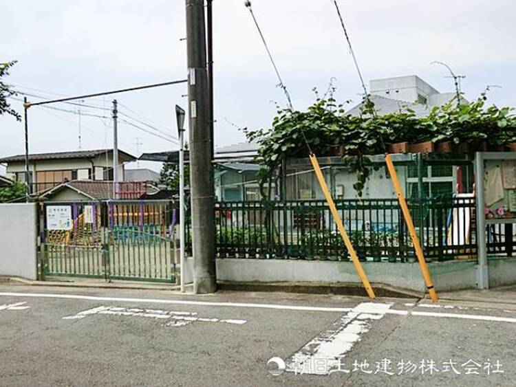 周辺 【二ツ橋保育園】50ｍ　園庭だけでなく、公園や森へ出かけたりと戸外授業を積極的に行い、遊びを通してお子様の主体性を育みます。食育や、地域とのつながりも大切にしています。