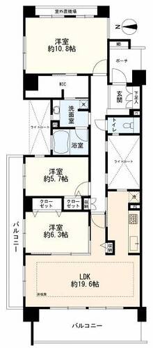 クレッセントグランコートの物件画像