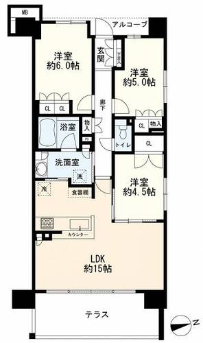 パークホームズ横浜矢向センターフォレストの物件画像