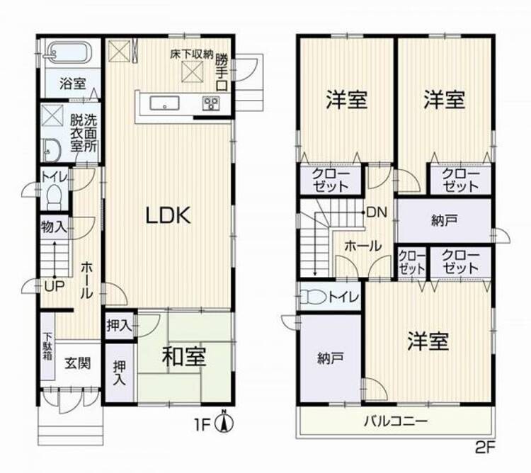 間取り 4LDK＋2S