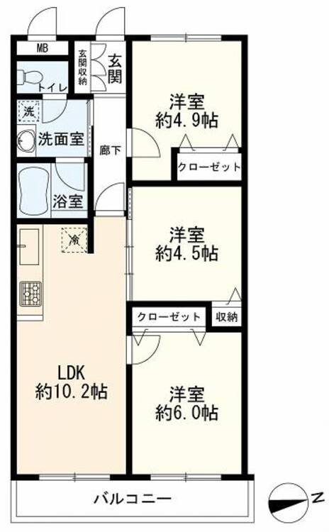 間取り ３ＬＤＫ
