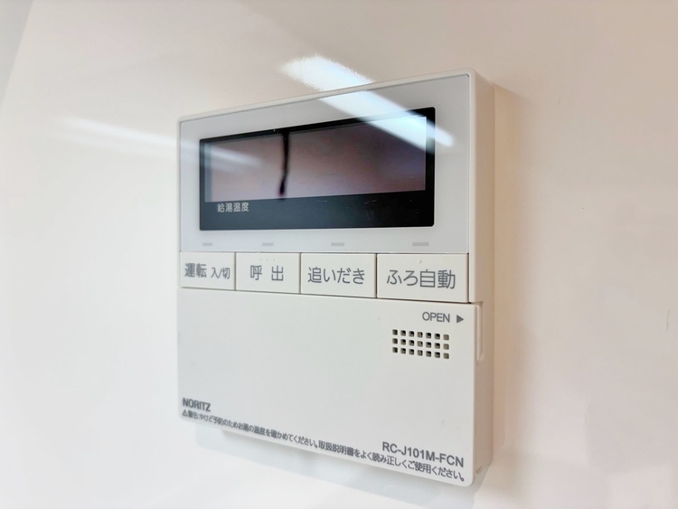 設備 見やすい画面で操作しやすい給湯パネルです。