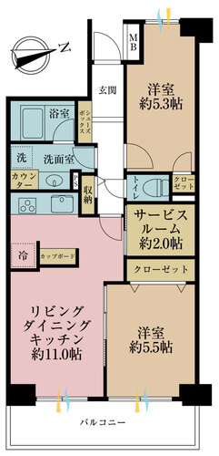 東大島ファミールハイツ１号棟の物件画像
