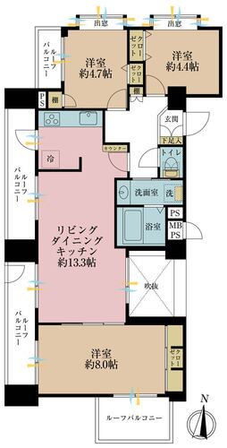 ライオンズマンション川口中青木第２の物件画像