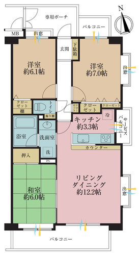 ライオンズヒルズ調布つつじケ丘弐番館の画像