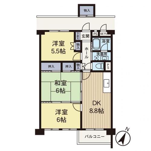 【安心を買うなら、朝日土地建物へ】菱興青葉台第２マンションの物件画像