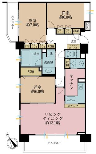 クリオ横浜西口弐番館の物件画像