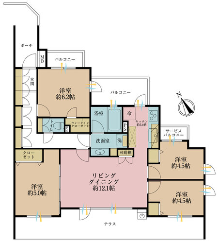 Ｄ’クラディアひばりヶ丘ＲＥＳＩＤＥＮＣＥの物件画像