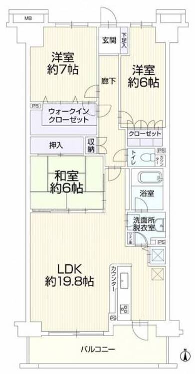 間取り ３ＬＤＫ