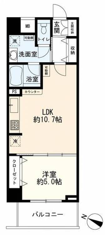 間取り 1LDK