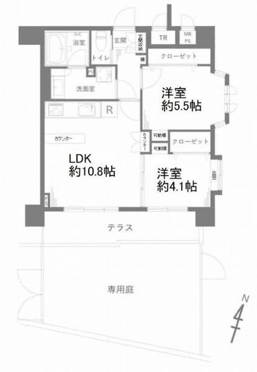 間取り 間取図（２ＬＤＫ）