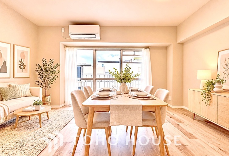 内装 【LIVING】角度を変えると見えてくる、もうひとつの住空間。※この画像の家具の配置には、CGによる加工を施しております。