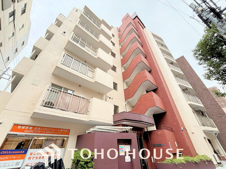 外観 〜「大井町」駅徒歩10分〜南向き、角部屋のため陽当たり良好〜リノベーション済み1LDK〜