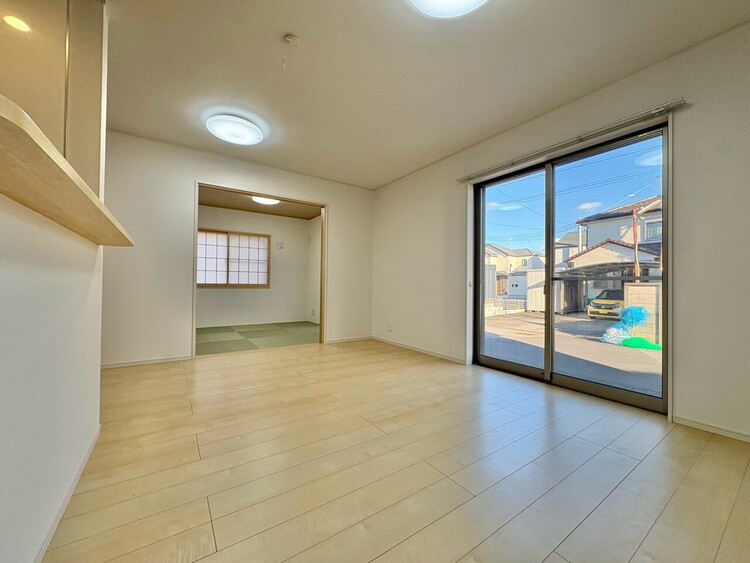 居間 豊かな居住性と、安心感を満たすクオリティが見事に調和した住空間。