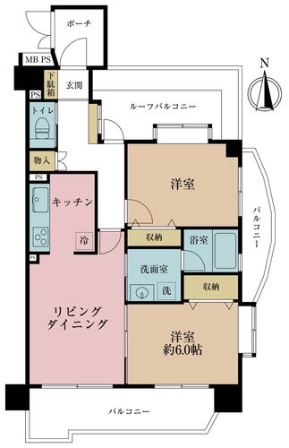 クリオ武蔵新城伍番館の物件画像