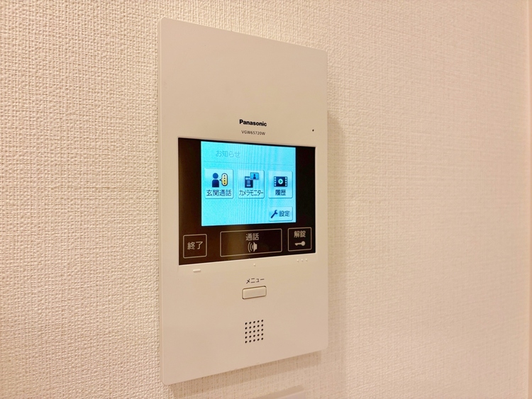 その他 誰が来てもわかる様にモニター付きインターホンを設置。