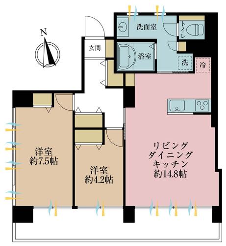 小金井スカイコーポラスの物件画像