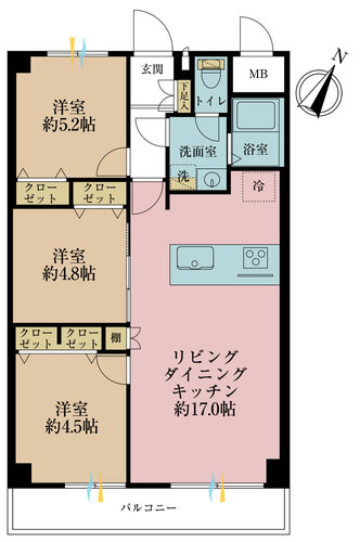 浦和白幡東高層住宅２号棟の物件画像