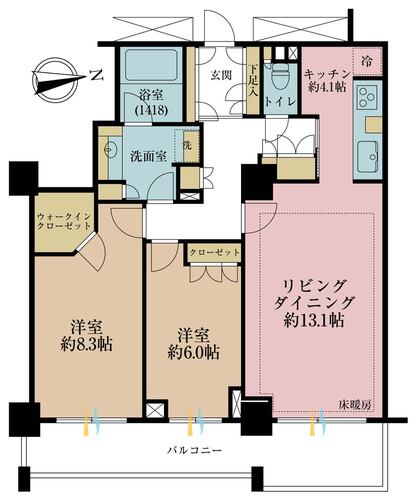 キャナルワーフタワーズＷＥＳＴの物件画像