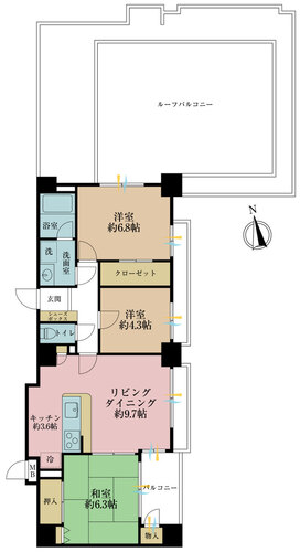 根岸森林公園ダイヤモンドマンションの画像
