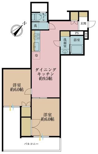 ダイヤハイツ三軒茶屋の物件画像